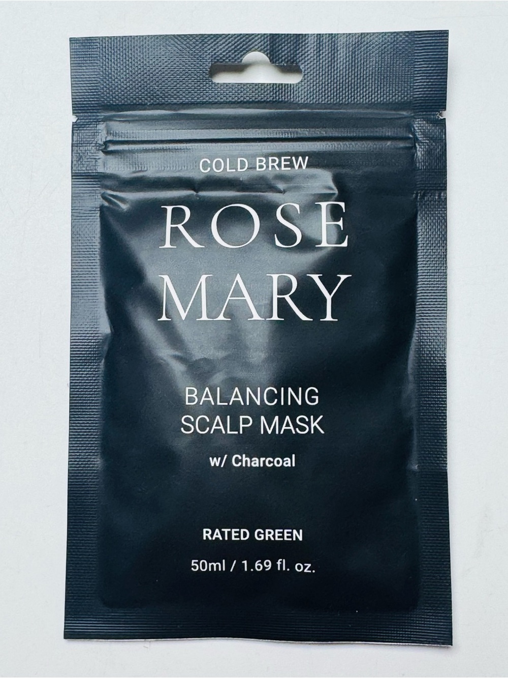 Rated Green Cold Brew Rosemary Balancing Scalp Mask Charcoal 50ml Vegan Korean